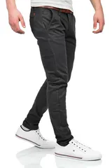Maurelio Modriano Herren Designer Chino Stoff Hose Stretch Regular Slim MM016 – Bild 1