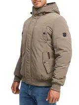 Indicode Herren Winterjacke INAlbanos-Herrenjacke Kapuze Reißverschluss Männer – Bild 4