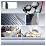 für typ C 3,5 mm Gaming Kopfhörer mit 1,2 m Kabel und Schrittverbesserung – Bild 1