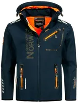 Geographical Norway Herren Übegangs Jacke Softshell Regen Outdoor Frühlingsjacke – Bild 2