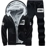 Herren Winterjacke Warm Fleecejacke Jogginganzug Tracksuit Suit Sportanzug DE – Bild 1
