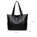 Damen Shopper Handtasche Schultertasche Umhängetasche Tragetasche Tote Tasche DE – Bild 2