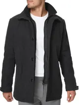 Indicode Herren Mantel Brittany -Parka Kurzmantel Herrenmantel Stehkragen Männer – Bild 2