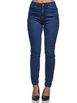 Tazzio Jeans Damen High Waist Skinny Fit Jeanshose Stretch Denim Hose – Bild 4