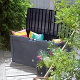 CASARIA® Gartenbox Auflagenbox 4 Rollen Abschließvorrichtung Garten Farbwahl – Bild 2