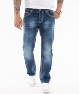Rock Creek Herren Jeans Hosen Comfort Fit dicke Naht Denim Blau Herrenjeans M70 – Bild 5