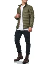 Indicode Herren Übergangsjacke Islington-Steppjacke leicht Stehkragen Männer – Bild 5