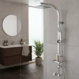 Duschsystem Regendusche Duschset mit Handbrause Seifenablage Duscharmatur Dusche – Bild 11