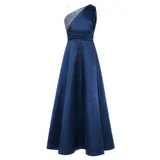 Mädchen Festlich Kleid Elegante Hochzeitskleid EIN-Schulter Blumenmädchenkleider – Bild 9