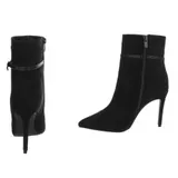 Damen Stiefeletten mit Reißverschluss Ital-Design 1226 in Schwarz – Bild 5