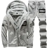 Herren Winterjacke Warm Fleecejacke Jogginganzug Tracksuit Suit Sportanzug DE – Bild 13