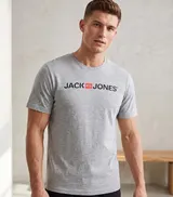 JACK & JONES Herren-T-Shirt mit Corp-Logo, 3er-Pack – Bild 9