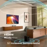 ULTIMEA Poseidon D60 Soundbar Dolby Atmos 5.1 3D Surround BassMX Bass Subwoofer – Bild 2