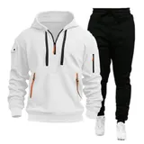 Herren Jogginganzug Trainingsanzug Sportanzug Hoodie Sporthose Hoodie Tracksuit – Bild 8