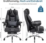 Ergonomischer Gaming Stuhl Schreibtischstuhl Drehstuhl Chefsessel Bürostuhl DE – Bild 2