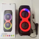 BLUETOOTH 5.0 LAUTSPRECHER RGB SUBWOOFER MUSIKBOX BOOMBOX PARTY LED MIT MIKROFON – Bild 18