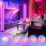 LED Stehleuchte RGB 10W Dimmbar Farbig Stehlampe Lichtsäule Standleuchte Dimmbar – Bild 12