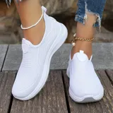 Damen Slip On Sneakers Sportschuhe Turnschuhe Laufschuhe Freizeit Running Shoes – Bild 1