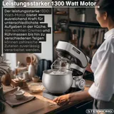 Küchenmaschine mit Waage Rührmaschine Teigmaschine Teigkneter Knetmaschine – Bild 4