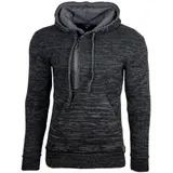 Baxboy Top Herren Winter Kapuzenpullover Pulli Sweatshirt Jacke RN-13277 Neu – Bild 3