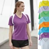 Damen Funktions Sport T-Shirt Fitness Feuchtigkeitsregulierend Gr. S-XXL (BN396) – Bild 3