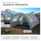 Tunnelzelt 6 Personen Familienzelt Gruppenzelt Camping Zelt Outdoor mit Vorzelt – Bild 4