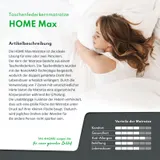 Matratze 160x200 HOME MAX Taschenfederkern H3 H4 7 Zonen Kokos 24 cm Kaltschaum – Bild 2