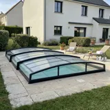 Poolüberdachung Majorca 4x8 Poolabdeckung Aluminium Winterabdeckung | Canopia – Bild 2