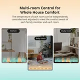 3er SONOFF TRVZB ZigBee Thermostatisches Heizkörperventil Smart Home Thermostat – Bild 14