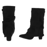 Damen Stiefel mit Reißverschluss und Reißverschluss Ital-Design 4204 in Schwarz – Bild 5
