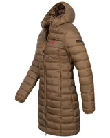Winter Jacke Steppjacke Parka Lange Kapuzenjacke Steppmantel Outdoor – Bild 3