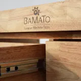BAMATO Hobelbank WORK-1640 Massivholz Werkbank 8 Bankhaken Spannzange – Bild 5