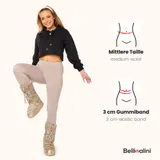 Bellivalini Damen Thermohose Baumwolle Winter Warm Gefüttert Leggings Ski – Bild 3