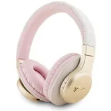 Guess Bluetooth 5.3 Wireless Headphones On-Ear 4G Script Logo pink / Gold – Bild 1