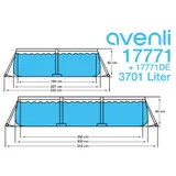 Frame Pool 300 x 207 x 65 Set Gartenpool Aufstellpool Schwimmbad grau mit Pumpe – Bild 4