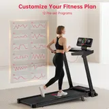 10% Laufband Klappbar elektrisch Walking Pad LCD mit Steigung Neigung 12km/h – Bild 11
