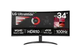 LG 34WR50QK‑B 34" UltraWide Curved QHD Monitor mit 3440x1440, 100Hz & HDR10 – Bild 1