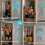 Klimmzugstange verstellbar für Türrahmen stabil und sicher 200 kg TREX SPORT – Bild 7