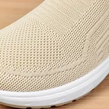 Damen Sneaker Straßen Laufschuhe Atmungsaktiv Turnschuhe Leicht Slip On Schuhe – Bild 10