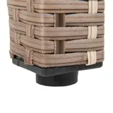 Polyrattan Sitzgruppe Gartenmöbel Set f. 8 Personen Rattan Gartenset Beige-Braun – Bild 7
