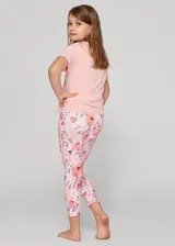 Merry Style Mädchen Capri Leggings 3/4 Sport Training Fitness Baumwolle 110-158 – Bild 2