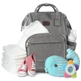 Wickelrucksack Wickeltasche Baby Set Windelrucksack Windeltasche Babytasche Mama – Bild 4