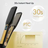 KIPOZI Glätteisen Professionelle 45mm Breite Nano Titanplatten Haarglätter LCD – Bild 12