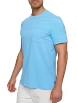 Indicode Herren T-Shirt INSprings-Rundhals Brusttasche Männer Shirt Sommershirt – Bild 2