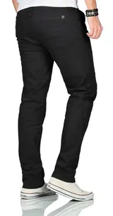 Maurelio Modriano Herren Designer Chino Stoff Hose Stretch Regular Slim Neu – Bild 4