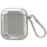 Stilvolle und waschbare galvanisierte für Airpods Hülle Silber Metall Abdeckun – Bild 4