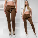 Freizeithose Sporthose Laufhose Hose Trainingshose Sport Damen BOLF Unifarben – Bild 1