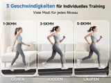 Laufband elektrisch Walking Pad LCD mit 8% Steigung für Zuhause Untertisch 130KG – Bild 22
