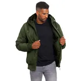 A. Salvarini Herren Winter Jacke Winterjacke warm Kapuze Teddyfell AS320 NEU – Bild 3