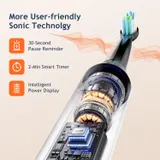 Fairywill Schwarz Elektrische Schallzahnbürste 5 Reinigungsmodi Sonic Clean DHL – Bild 9